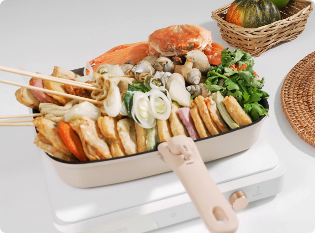 Why rectangular cookware makes sense for long ingredients.