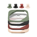 BOOHGLE Standing Glass Lid Set